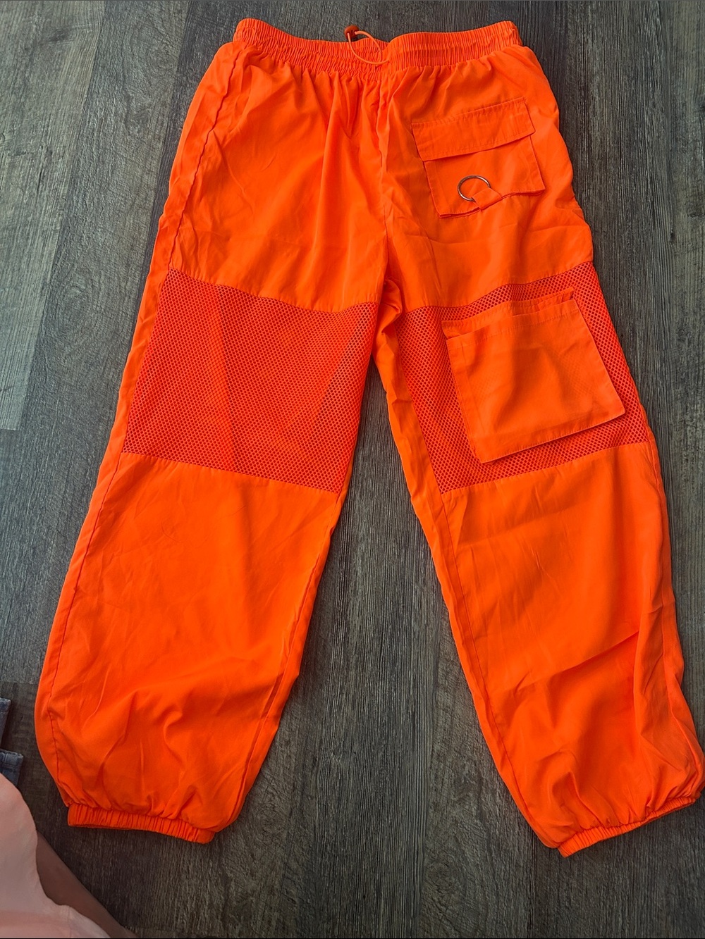 High-Vis Orange Cargo Joggers for Women